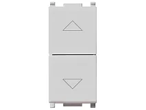 VIMAR Vimar 14062.SL Due pulsanti interbl.1P NO+NO10A Silver