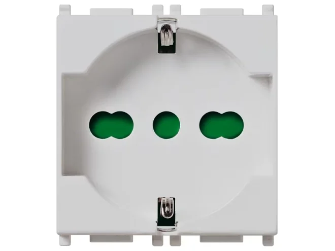 VIMAR Vimar 14210.SL Presa 2P+T 16A universale Silver