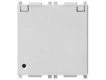 VIMAR Vimar 14212.C.SL Presa SICURY 2P+T 16A FR + coper. Silver