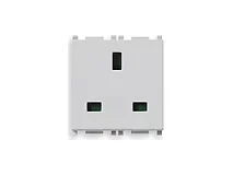 VIMAR Vimar 14219.SL Presa 2P+T 13A inglese Silver