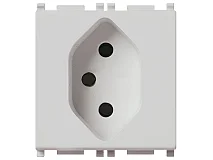 VIMAR Vimar 14226.SL Presa 2P+T 10A svizzero tipo 13 Silver