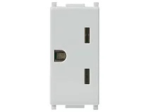 VIMAR Vimar 14247.SL Presa 2P+T 15A americano Silver