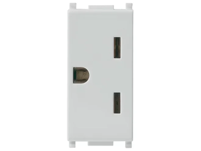 VIMAR Vimar 14247.SL Presa 2P+T 15A americano Silver
