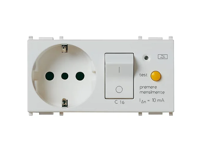 VIMAR Vimar 14286.SL Presa 2P+T 16A P30 intb+MTDiffC16 Silver