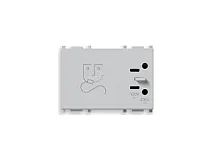 VIMAR Vimar 14290.SL Presa per rasoio 230V Silver