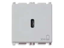 VIMAR Vimar 14298.SL Alimentatore USB C 30W PD Silver
