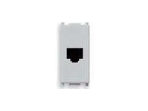 VIMAR Vimar 14320.SL Presa RJ11 6/4 Silver