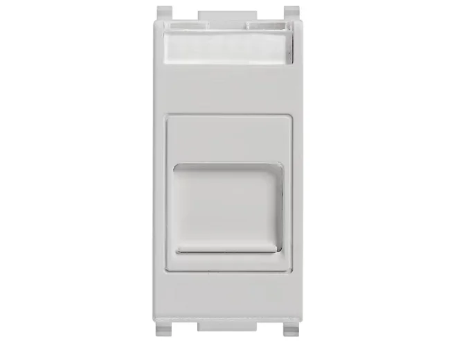 VIMAR Vimar 14322.SL Presa RJ11 6/4 con portello Silver