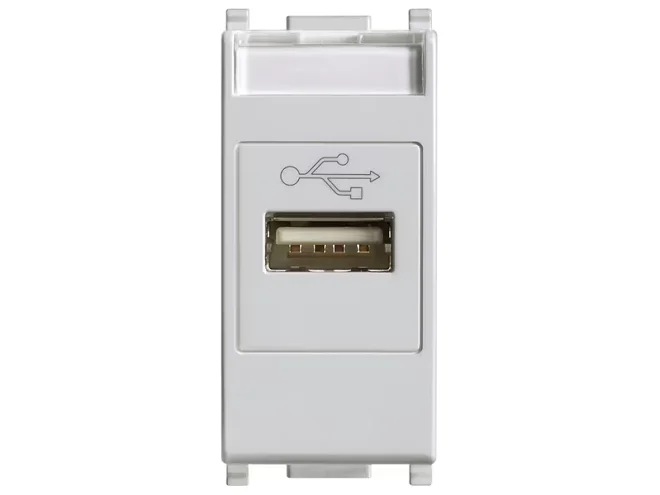 VIMAR Vimar 14345.SL Presa USB Silver