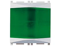 VIMAR Vimar 14387.V.SL Spia prismatica verde Silver
