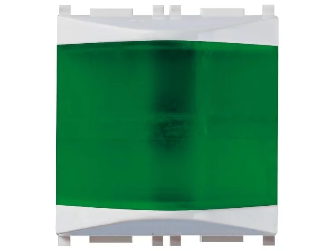 VIMAR Vimar 14387.V.SL Spia prismatica verde Silver