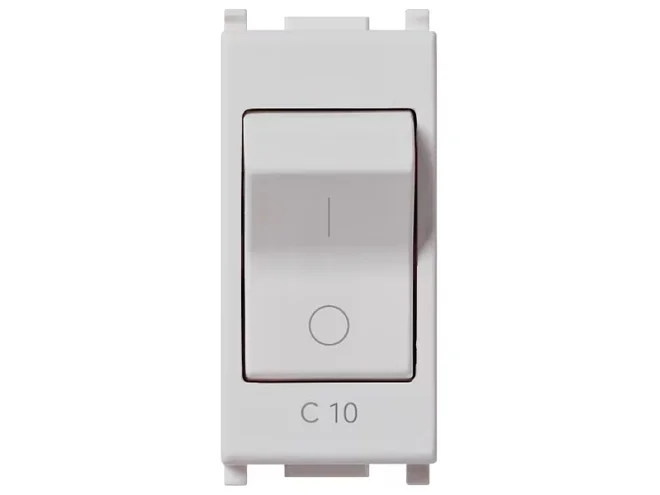 VIMAR Vimar 14404.10.SL Interruttore MT 1P C10 120-230V Silver