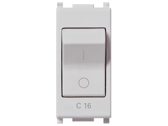 VIMAR Vimar 14404.16.SL Interruttore MT 1P C16 120-230V Silver