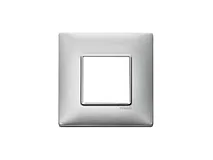 VIMAR Vimar 14647.27 Placca 2M BS tecnopolimero Silver