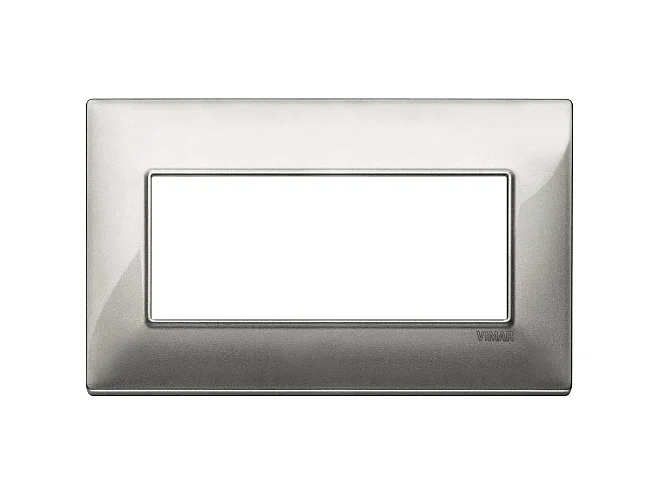 VIMAR Vimar 14649.27 Placca 5M BS tecnopolimero Silver