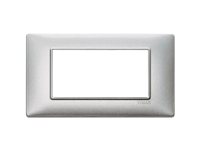 VIMAR Vimar 14654.71 Placca 4M Silver