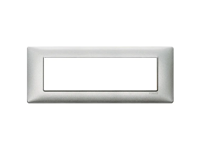 VIMAR Vimar 14657.71 Placca 7M Silver
