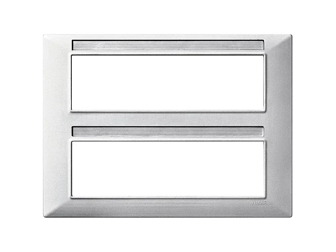 VIMAR Vimar 14690.27 Placca 14M tecnopolimero Silver