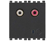 VIMAR Vimar 19582 Ingresso audio RCA 2M grigio