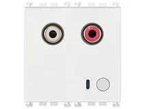 VIMAR Vimar 19582.B Ingresso audio RCA 2M bianco