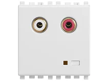 VIMAR Vimar 20582.B Ingresso audio RCA 2M bianco