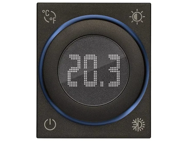 VIMAR Vimar 30810.G Termostato rotella IoT 2M nero