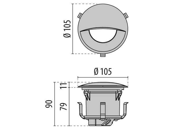 PERFORMANCE IN LIGHTING PERFORMANCE IN LIGHTING 3116656 CRICKET+ 10 WALL VISA 5 A10/EW 927 AN96