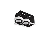 PERFORMANCE IN LIGHTING PERFORMANCE IN LIGHTING 840320010 KA40 RECESSED HOUSING 2-SET WHITE FRAME