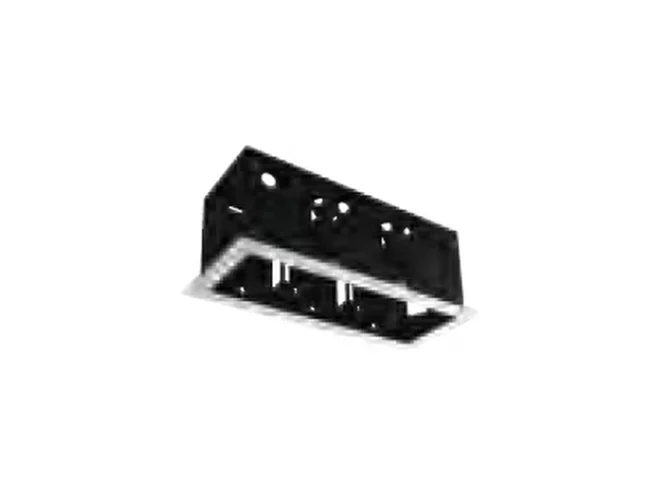 PERFORMANCE IN LIGHTING PERFORMANCE IN LIGHTING 840330010 KA40 RECESSED HOUSING 3-SET WHITE FRAME