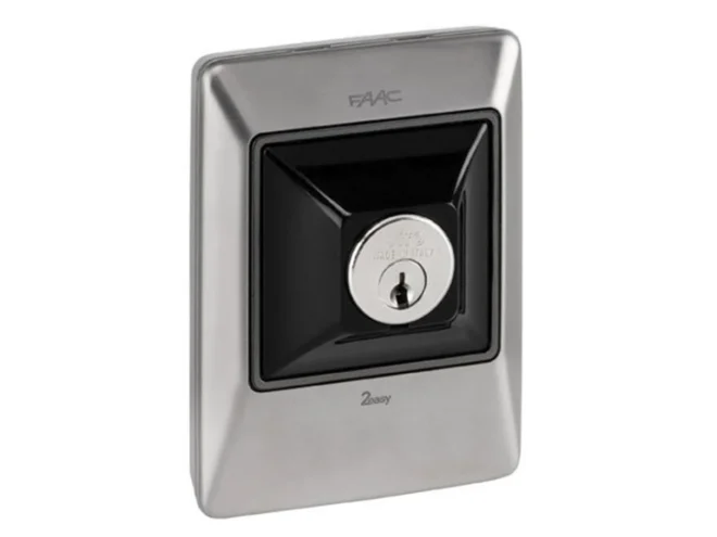 FAAC FAAC XK11 Acciaio INOX 401045 Selettore Comando Inseritore a Chiave 2 Contatti
