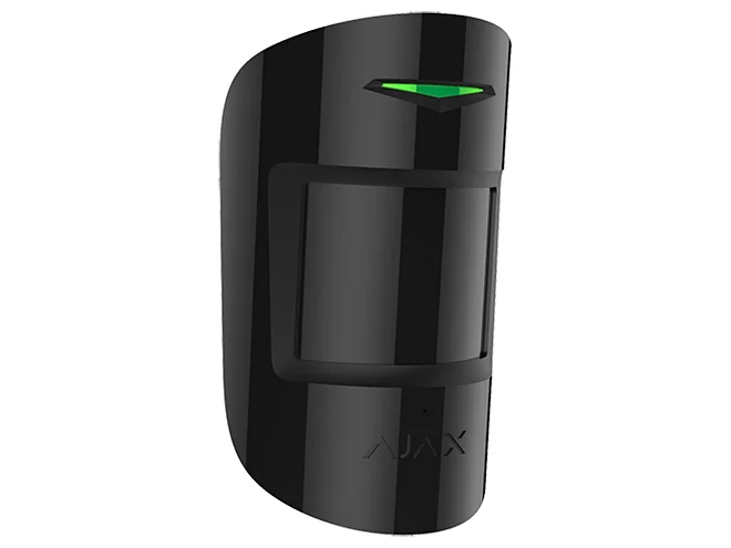 Ajax Ajax 38096.06.BL1 CombiProtect Jeweller Nero Sensore Wireless PIR e Rottura Vetri ad Alta Sicurezza