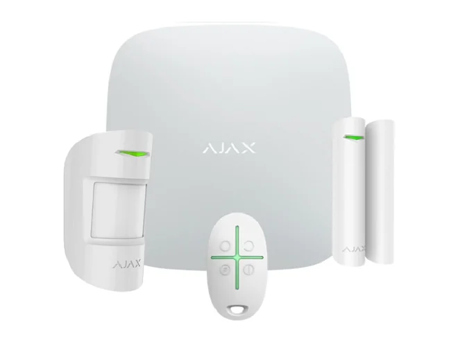 Ajax Ajax 51174.134.WH1 StarterKit 4G Allarme Professionale Wireless senza fili 4G