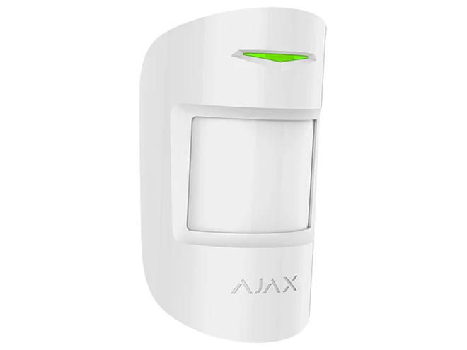 Ajax Ajax 38198.02.WH1 MotionProtect Plus Jeweller Bianco Sensore di Movimento Wireless PIR + Microonda ad Alta Precisione