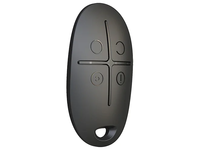 Ajax Ajax 38167.04.BL1 SpaceControl Jeweller Nero Telecomando Wireless Sicurezza 4 Pulsanti