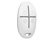 Ajax Ajax 38166.04.WH1 SpaceControl Jeweller Bianco Telecomando Wireless Sicurezza 4 Pulsanti