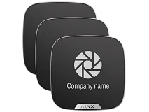 Ajax Ajax 39278.63.BL Brandplate Nera per StreetSiren DoubleDeck Confezione 10 Pezzi Personalizzabile