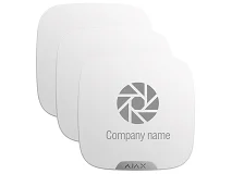 Ajax Ajax 39279.63.WH Brandplate Bianca per StreetSiren DoubleDeck Confezione 10 Pezzi Personalizzabile