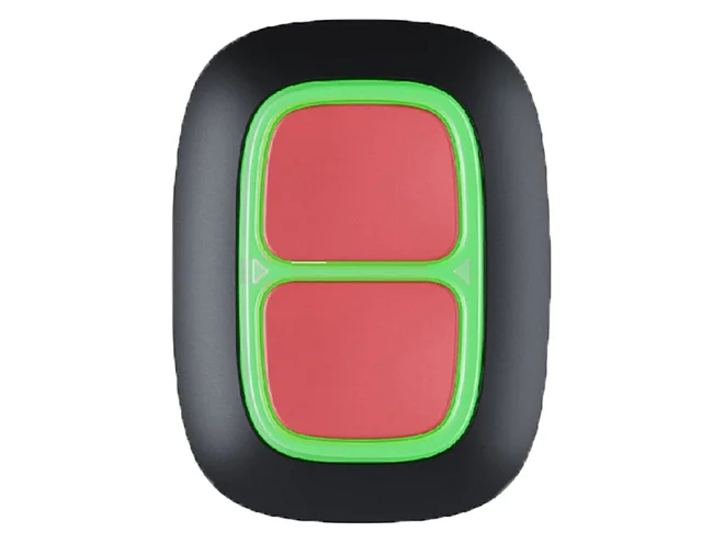 Ajax Ajax 38102.79.BL1 DoubleButton Jeweller Nero Dispositivo Antirapina Wireless con Sicurezza Avanzata e Autonomia 5 Anni