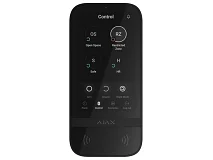 Ajax Ajax 58454.148.BL1 KeyPad TouchScreen Jeweller Nero Tastiera Touch 5 con Sicurezza Avanzata