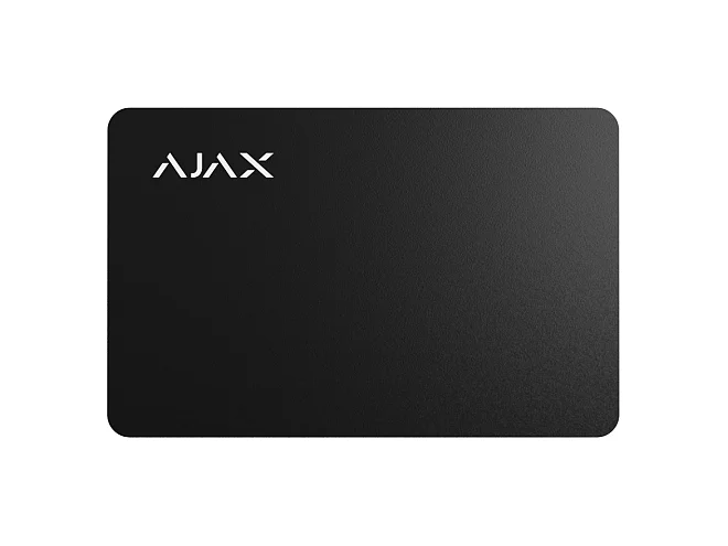 Ajax Ajax 38217.89.BL Pass Nero 100 Pezzi Card Contactless Sicura con Crittografia DESFire