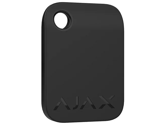 Ajax Ajax 38226.90.BL Tag Nero 10 Pezzi Portachiavi Contactless Sicuro con Crittografia DESFire