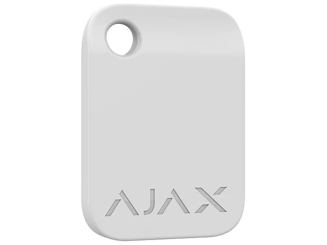 Ajax Ajax 38230.90.WH Tag Bianco 10 Pezzi Portachiavi Contactless Sicuro con Crittografia DESFire