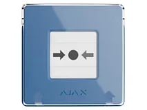 Ajax Ajax 71254.171.NC1 ManualCallPoint Jeweller Blu Pulsante Manuale Wireless per Allarmi e Scenari di Emergenza