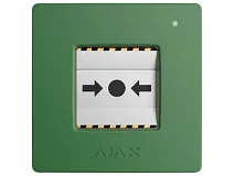 Ajax Ajax 87639.171.NC1 ManualCallPoint Jeweller Verde Pulsante Manuale Wireless per Allarmi e Scenari di Emergenza