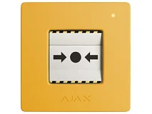 Ajax Ajax 87651.171.NC1 ManualCallPoint Jeweller Giallo Pulsante Manuale Wireless per Allarmi e Scenari di Emergenza