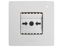 Ajax Ajax 87645.171.NC1 ManualCallPoint Jeweller Bianco Pulsante Manuale Wireless per Allarmi e Scenari di Emergenza