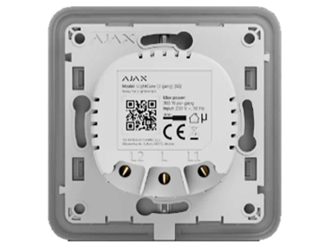 Ajax Ajax 52138.142.NC Relè per LightCore 2-way 868MHz Jeweller 1100M
