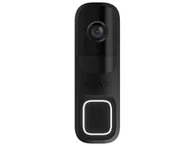 Ajax Ajax 66391.125.BL1 DoorBell Nero Videocitofono Smart con AI, PIR e Telecamera HDR