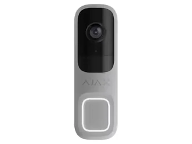 Ajax Ajax 66393.125.GR1 DoorBell Grigio Videocitofono Smart con AI, PIR e Telecamera HDR