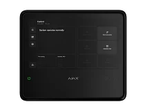 Ajax Ajax 125733.315.BL EN54 Fire Hub Jeweller Nero Centrale Antincendio Wireless Certificata